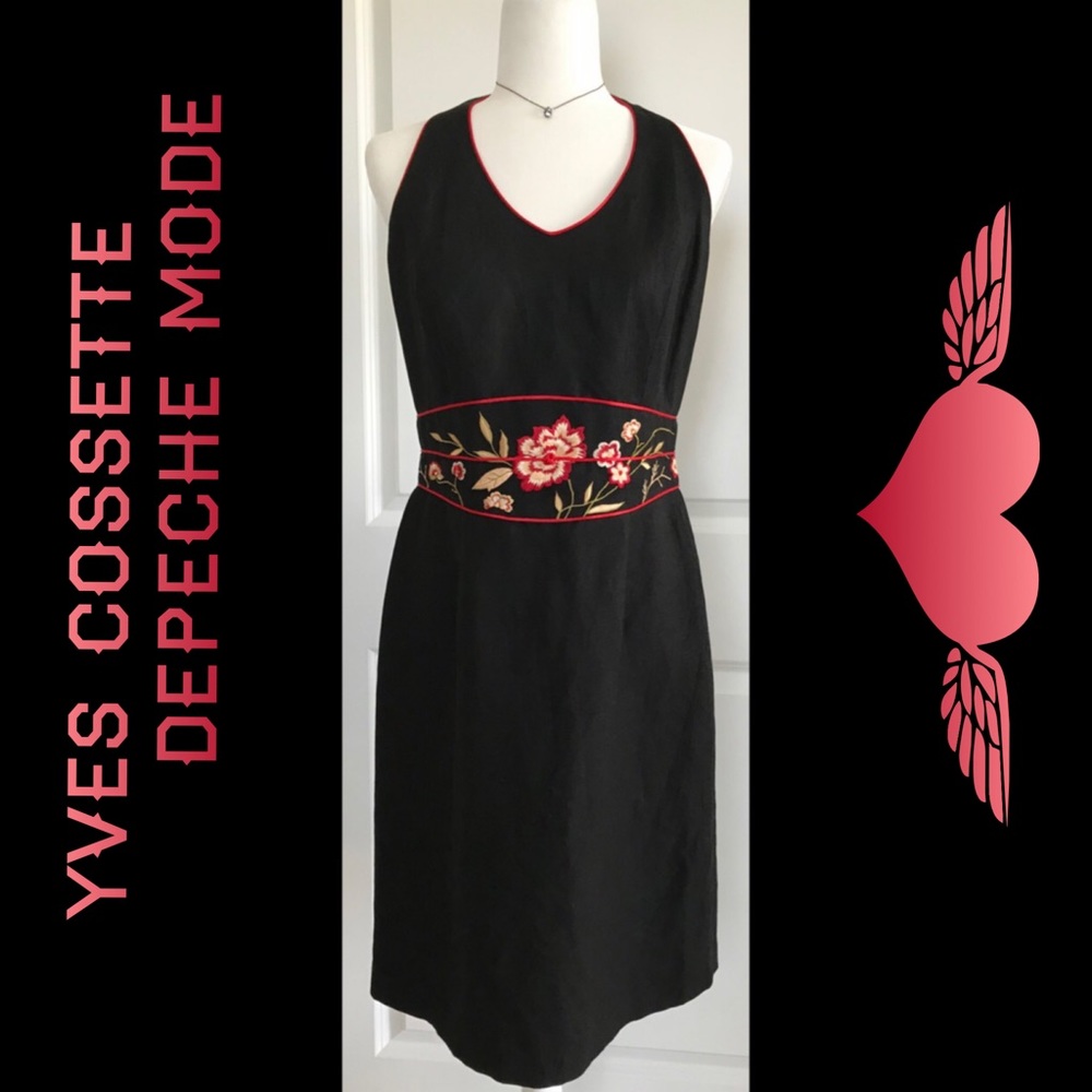 Linen Dress by Yves COSSETTE DEPECHE Mode Sz 6